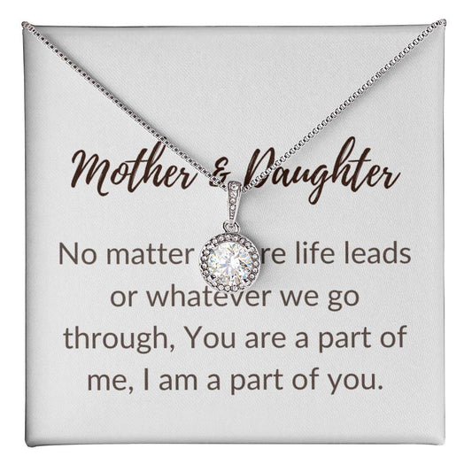 Mother to Daughter Message Card with Necklace - Glo Shop