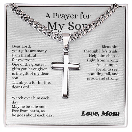 A Prayer To My Son with (Artisan Necklace) - Glo Shop